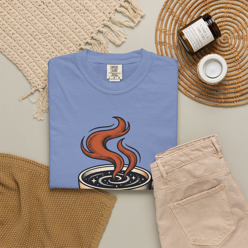 Coffee T-Shirt T-Shirt Boho Chic Espresso Gift Women Retro T-Shirt T-Shirt T-Shirt Bohemian Fan Vintage T-Shirt Coffee Graphic Sketch Sparkles T-Shirt