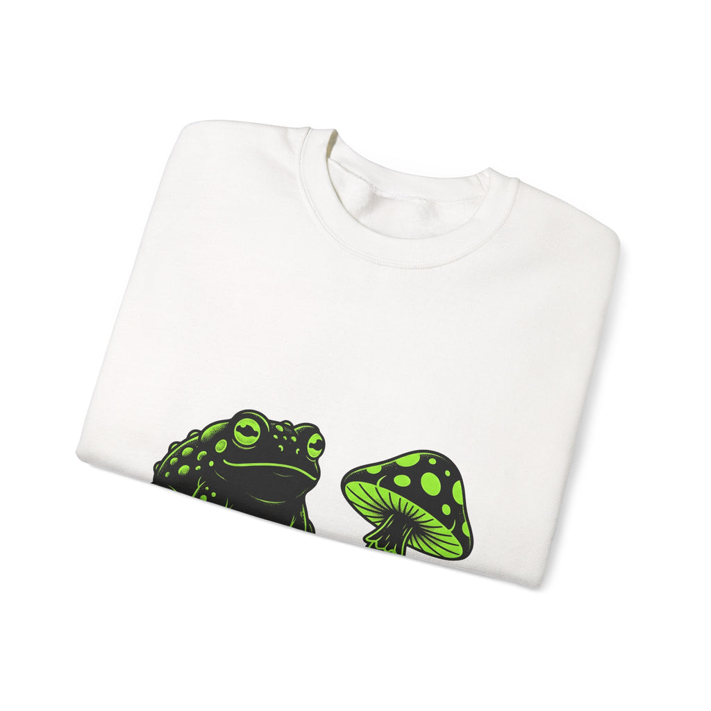 Toad Fungus Sweatshirt Halloween Spells Gift Women Dark Sweatshirt Chytrid Sweatshirt Horror Fan Gothic Sweatshirt Magic Graphic Retro Glow Sweatshirt
