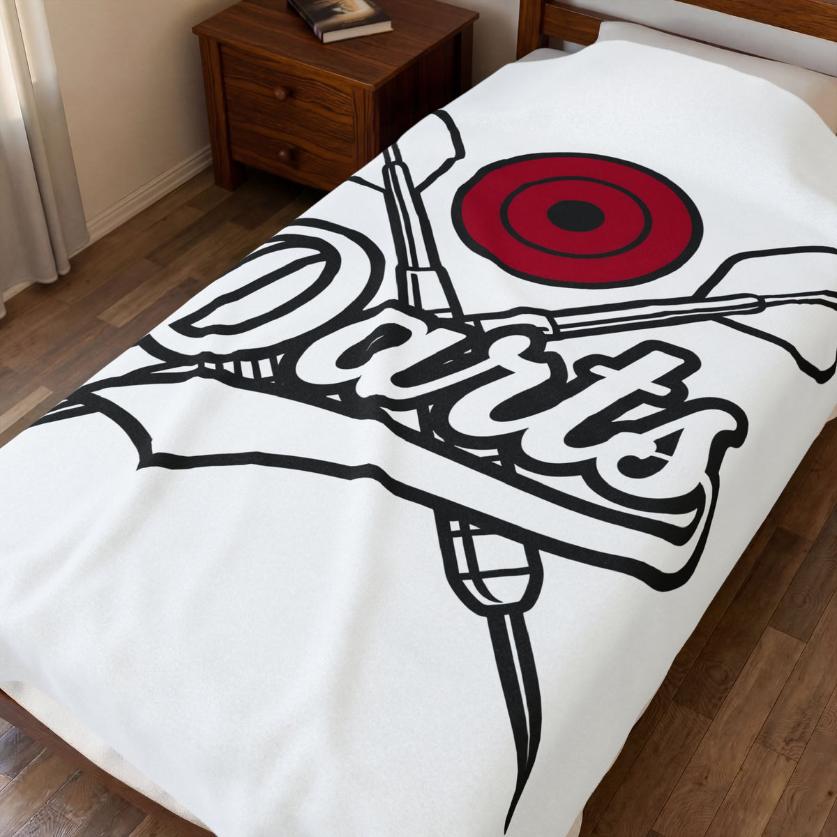 Dart Target Blanket Darts Bar Gift Women Bold Graphic Blanket Dartboard Blanket Darter Fan Graphic Design Vintage Crossed Darts Blanket