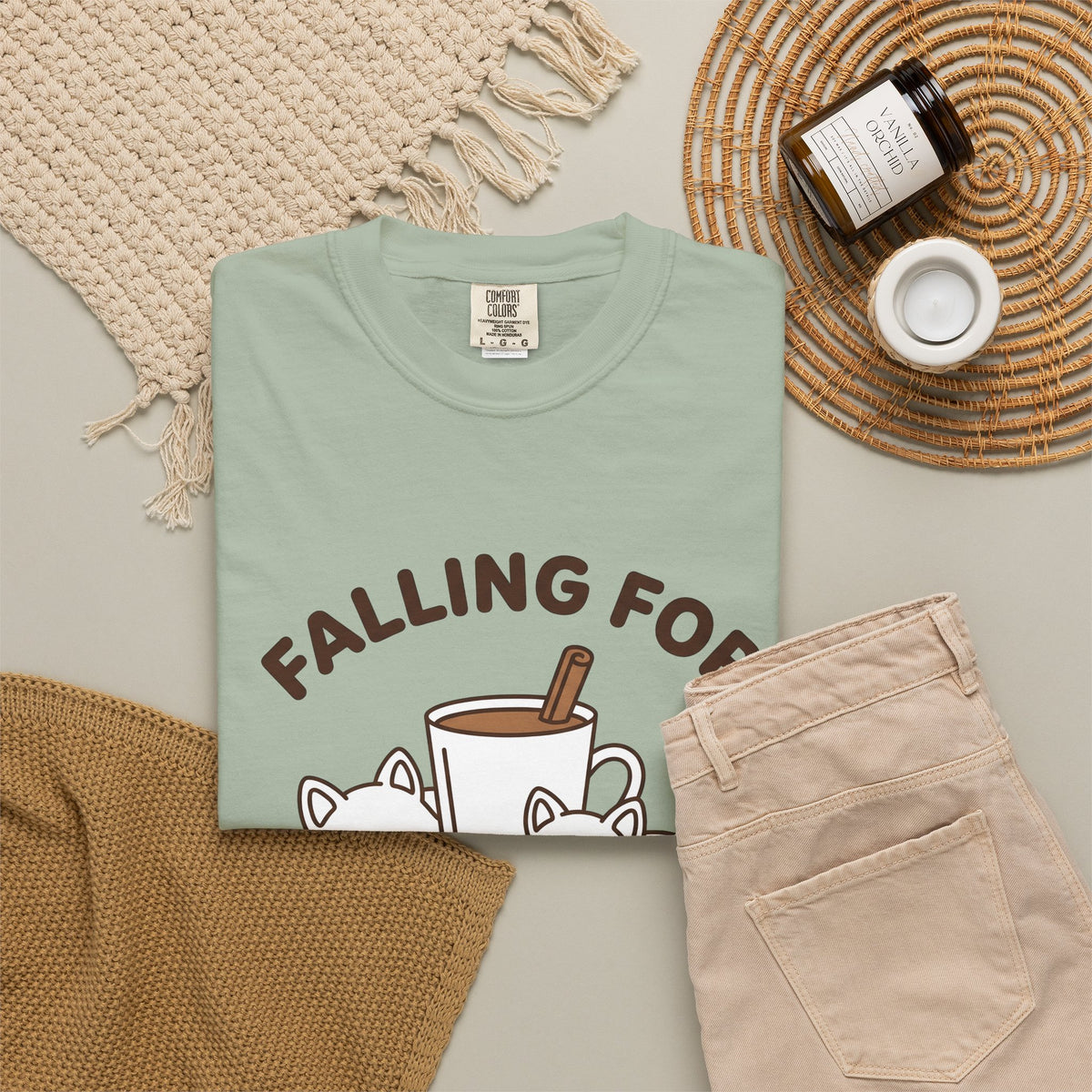 Fox Coffee Cup T-Shirt Coffee Animal Gift Women Cute T-Shirt T-Shirt T-Shirt Coffee Fan Coffee T-Shirt Graphic Kawaii T-Shirt Minimalist Cinnamon Stick