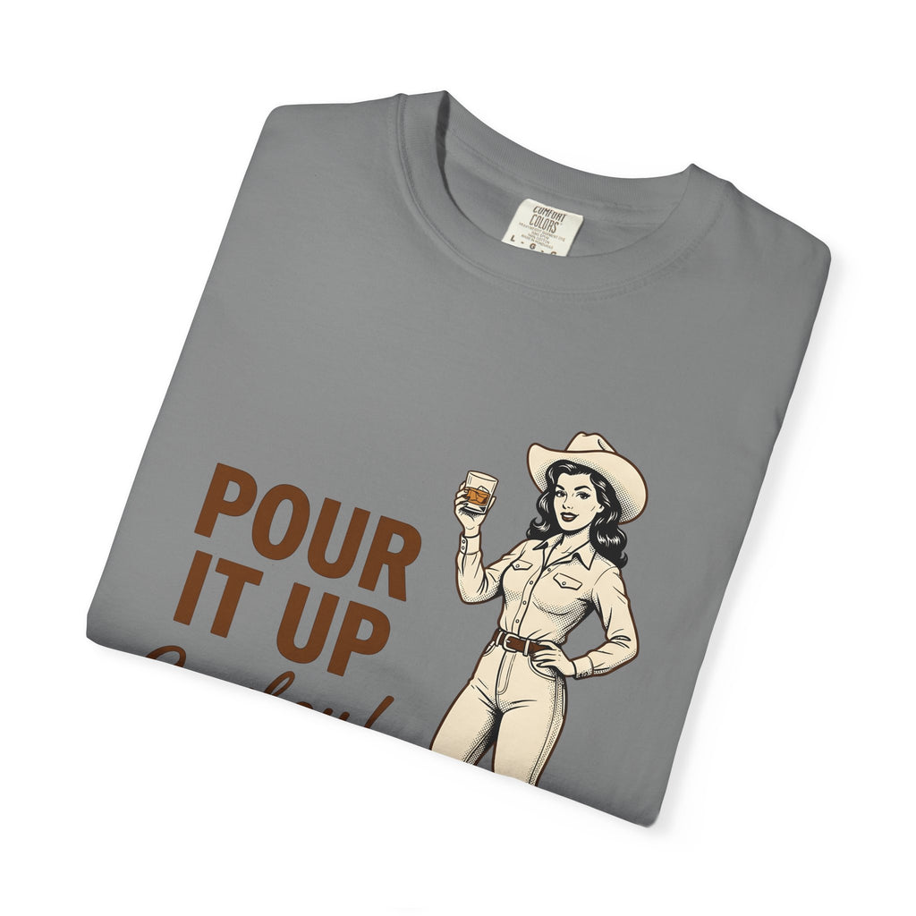 Cowgirl Cowgirl Western Gift Vintage Cowgirl Fan Distressed Western T-Shirt