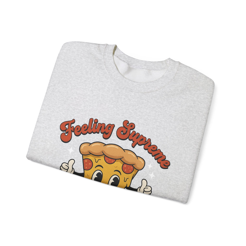 Pizza Cartoon Sweatshirt Pizza Food Gift Women Cute Sweatshirt Pizza Sweatshirt Pizza Fan Kawaii Sweatshirt Cuisine Graphic Retro Stars Sweatshirt