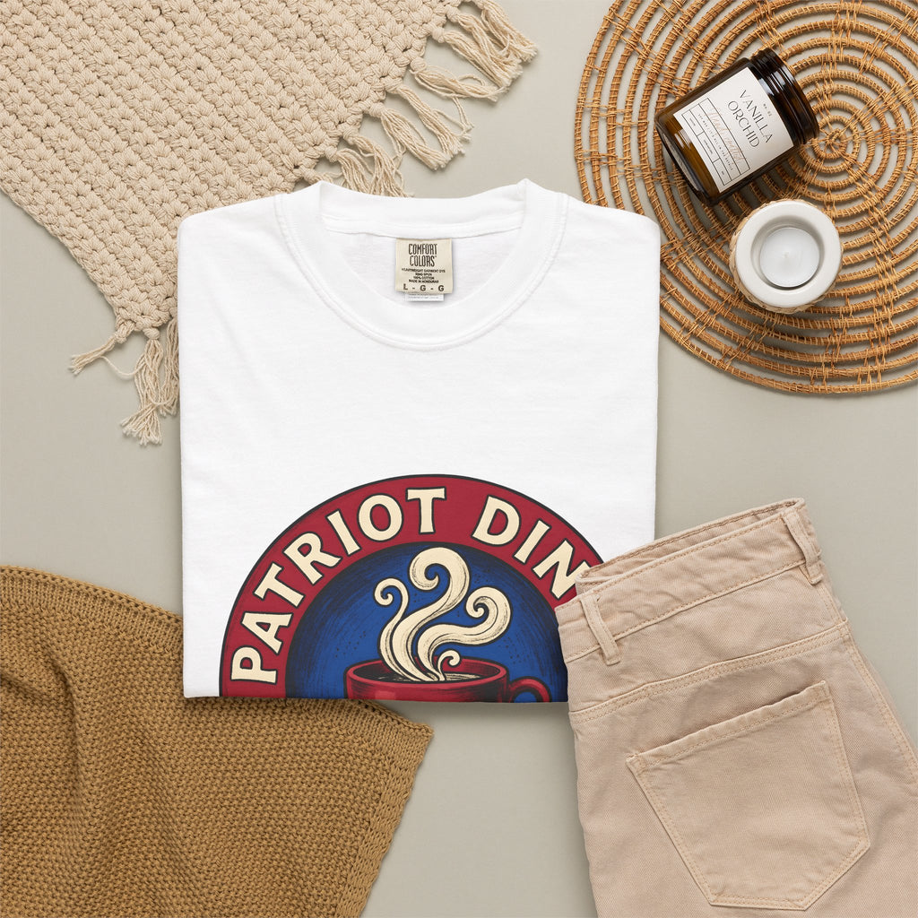 Coffee T-Shirt T-Shirt America Café Gift Women Hand Drawn T-Shirt T-Shirt T-Shirt