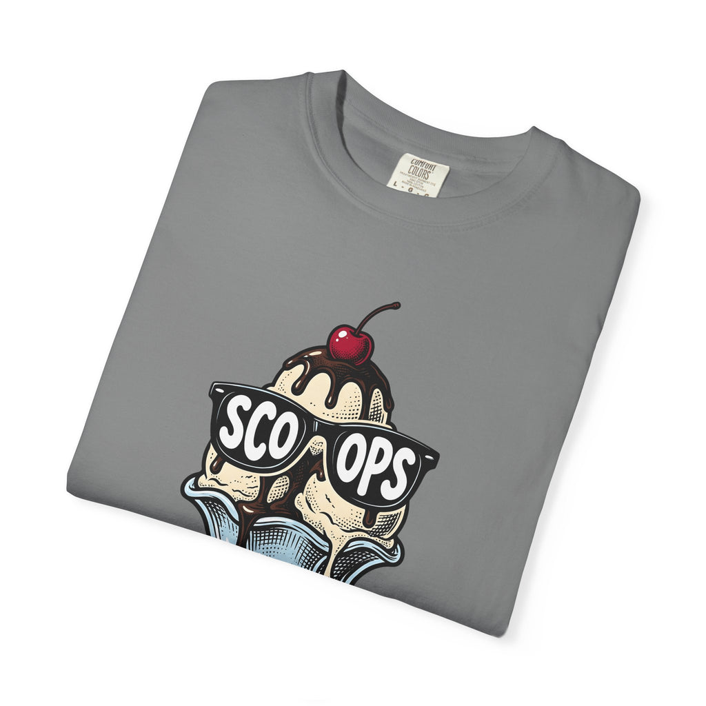 Ice Cream Cone T-Shirt Desserts Cuisine Gift Women Comic T-Shirt Ice Cream T-Shirt Sweets Fan Cartoon T-Shirt Food Graphic Vintage Shades T-Shirt