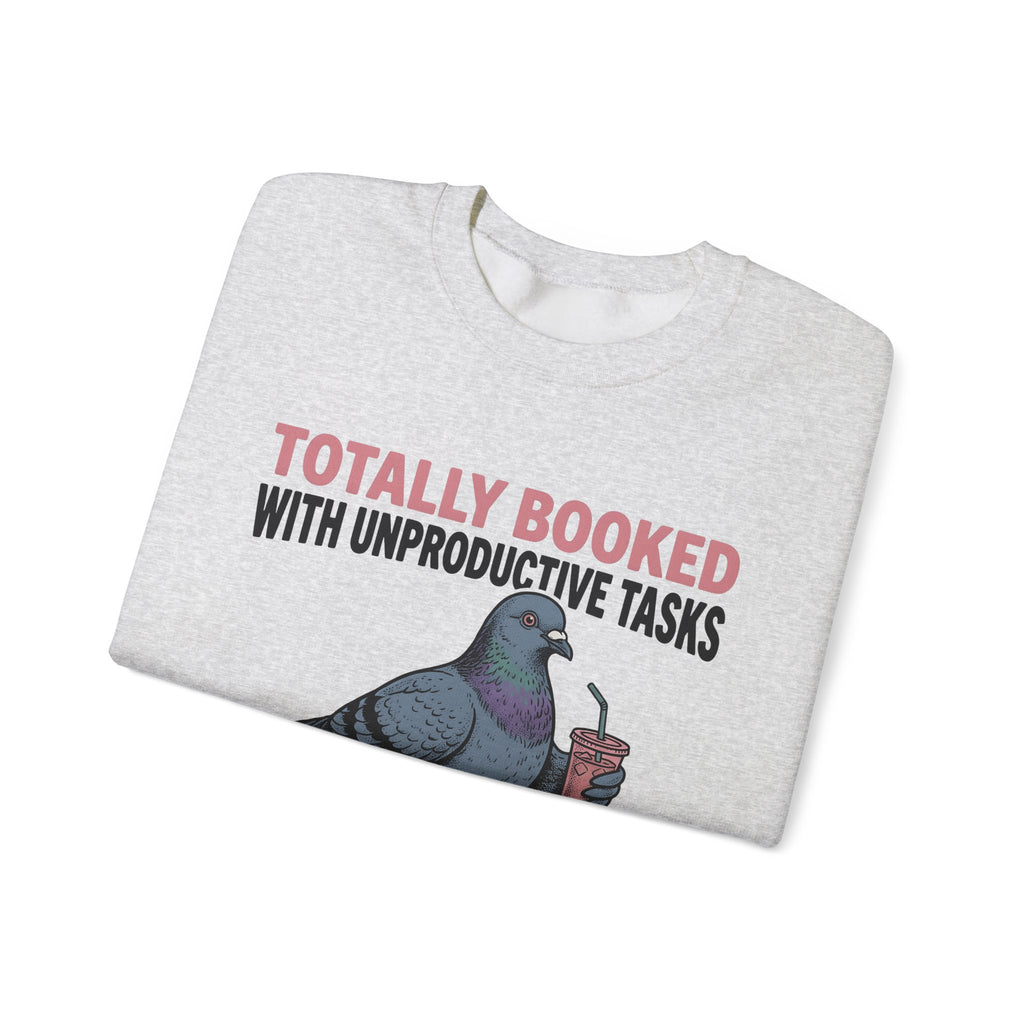 Pigeon Drawing Sweatshirt Funny Wildlife Gift Women Comic Sweatshirt Dove Sweatshirt Humor Fan Cartoon Sweatshirt Animal Graphic Classic Coffee Cup Sweatshirt