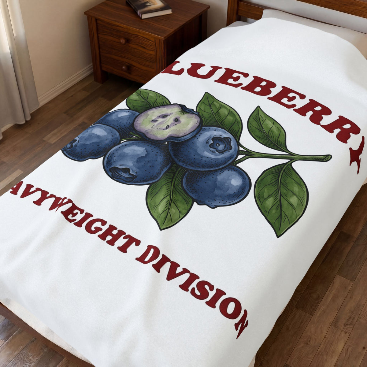Blueberry Sprig Blanket Fruit Cooking Gift Women Sketch Blanket Blueberries Blanket Fruit Fan Drawing Design Line Art Greenery Blanket