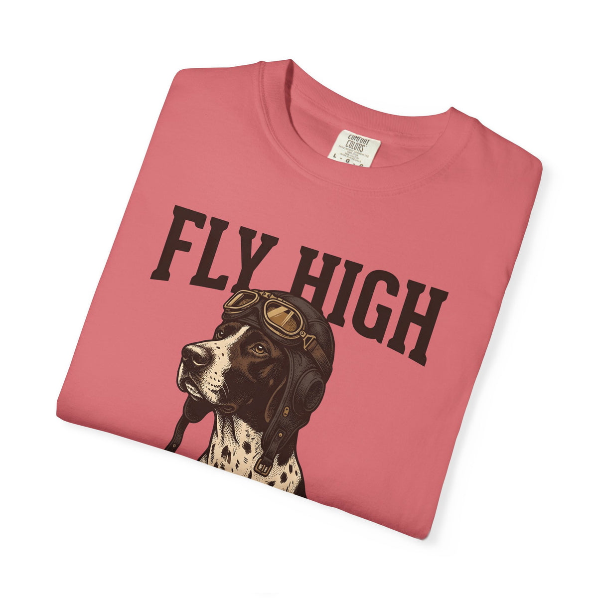 Flying Dog T-Shirt Dog Travel Gift Women Retro T-Shirt Canine T-Shirt Dog Fan Vintage T-Shirt Adventure Graphic Heritage Navigation T-Shirt