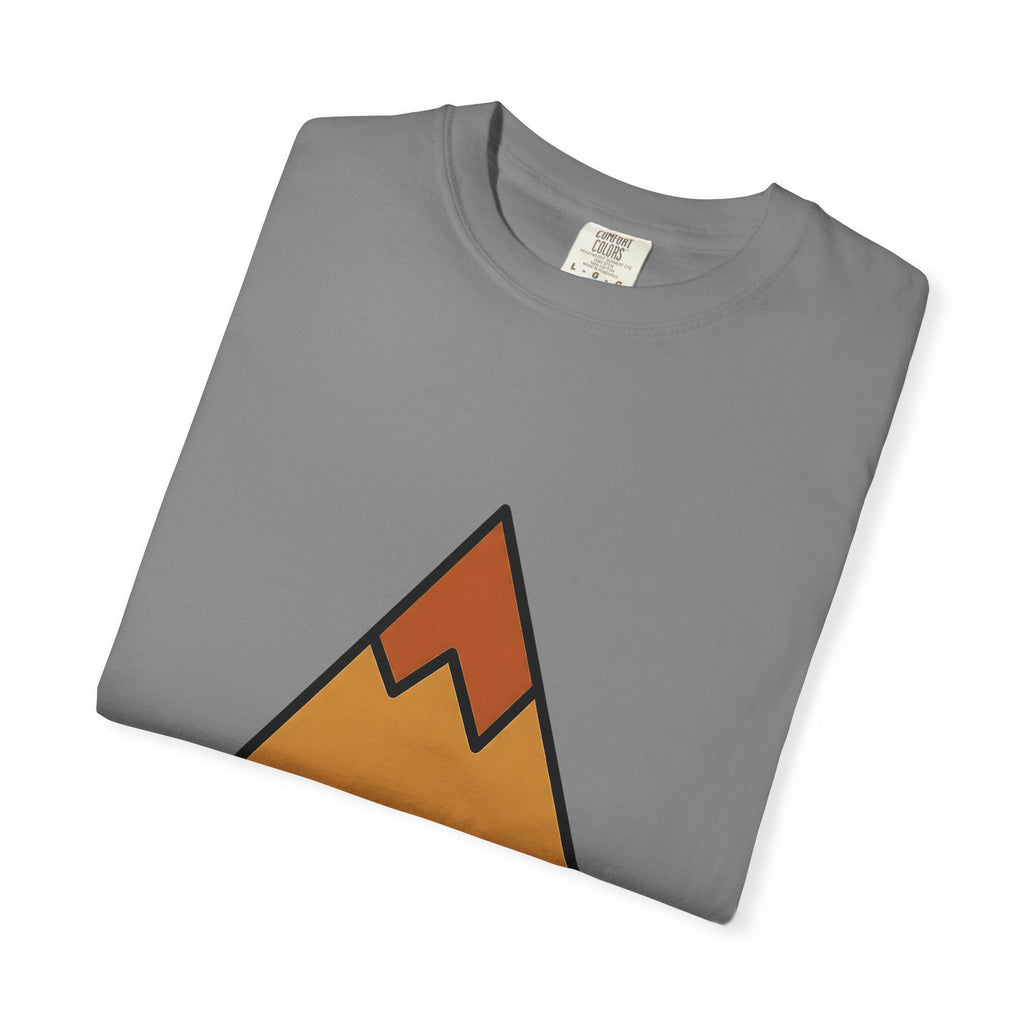 Mountain Nature Outdoors Gift Minimalist Peak Wilderness Enthusiast Simple Adventure T-Shirt