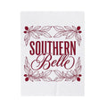 Floral Frame Blanket Cowgirl Southern Gift Women Farmhouse Blanket Border Frame Blanket Rodeo Fan Country Blanket Dixie Graphic Vintage Leaf Blanket
