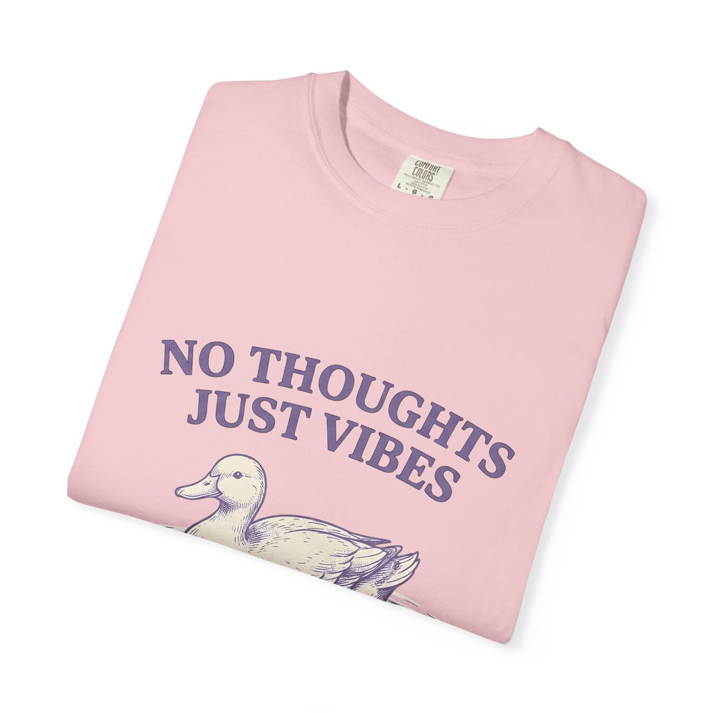 Duck Drawing T-Shirt Funny Critter Gift Women Cartoon T-Shirt Ducks T-Shirt Humor Fan Comic T-Shirt Creature Graphic Classic Water Circles T-Shirt