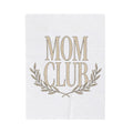 Floral Print Blanket Moms Kin Gift Women Classic Blanket Flower Blanket Motherhood Fan Vintage Blanket Family Graphic Outline Greenery Stems Blanket