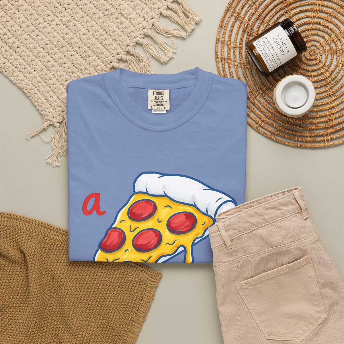 Pizza Piece T-Shirt Funny Cuisine Gift Women Comic T-Shirt Pizza Slice T-Shirt Humor Fan Cartoon T-Shirt Food Graphic Sketch Salami T-Shirt
