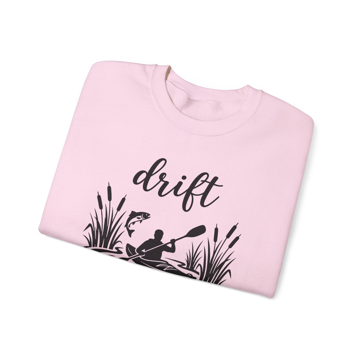 Kayak Silhouette Sweatshirt Sports Outdoors Gift Women Nature Graphic Sweatshirt Canoe