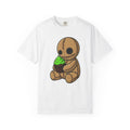 Voodoo Doll T-Shirt Desserts Spooky Gift Women Cartoon T-Shirt Poppet T-Shirt Pastry Fan Comic T-Shirt Horror Graphic Gothic Cupcake T-Shirt