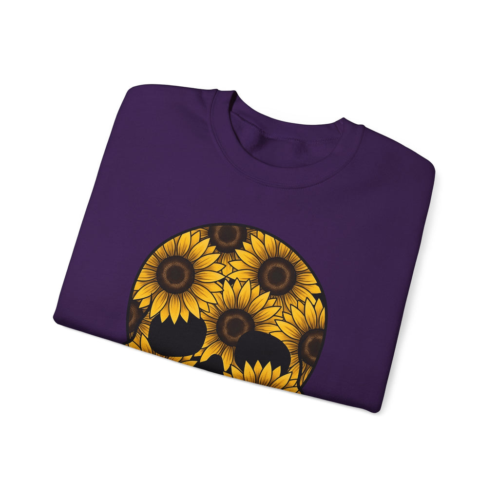 Bloom Skull Sweatshirt Floral Alternative Gift Women Pop Art Sweatshirt Sugar Skull Sweatshirt Floral Fan Pop Art Sweatshirt Punk Graphic Tribal Petals Sweatshirt