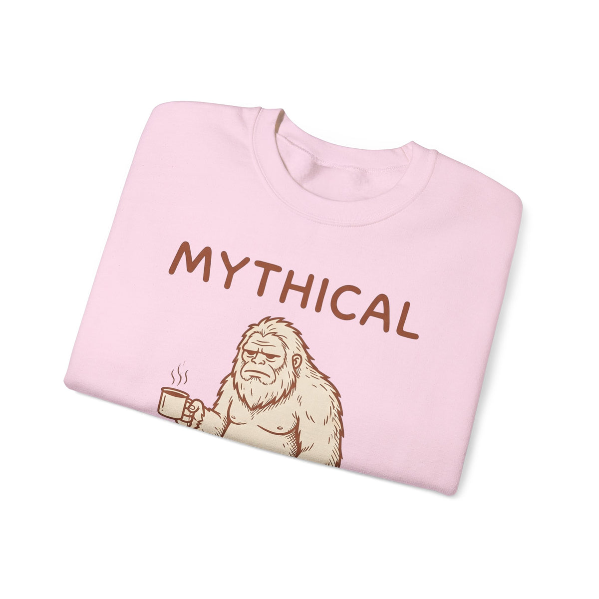 Sasquatch Coffee Sweatshirt Coffee Cryptid Gift Women Sketch Sweatshirt Bigfoot Coffee Sweatshirt Coffee Fan Sasquatch Graphic Sweatshirt Retro Coffee Cup