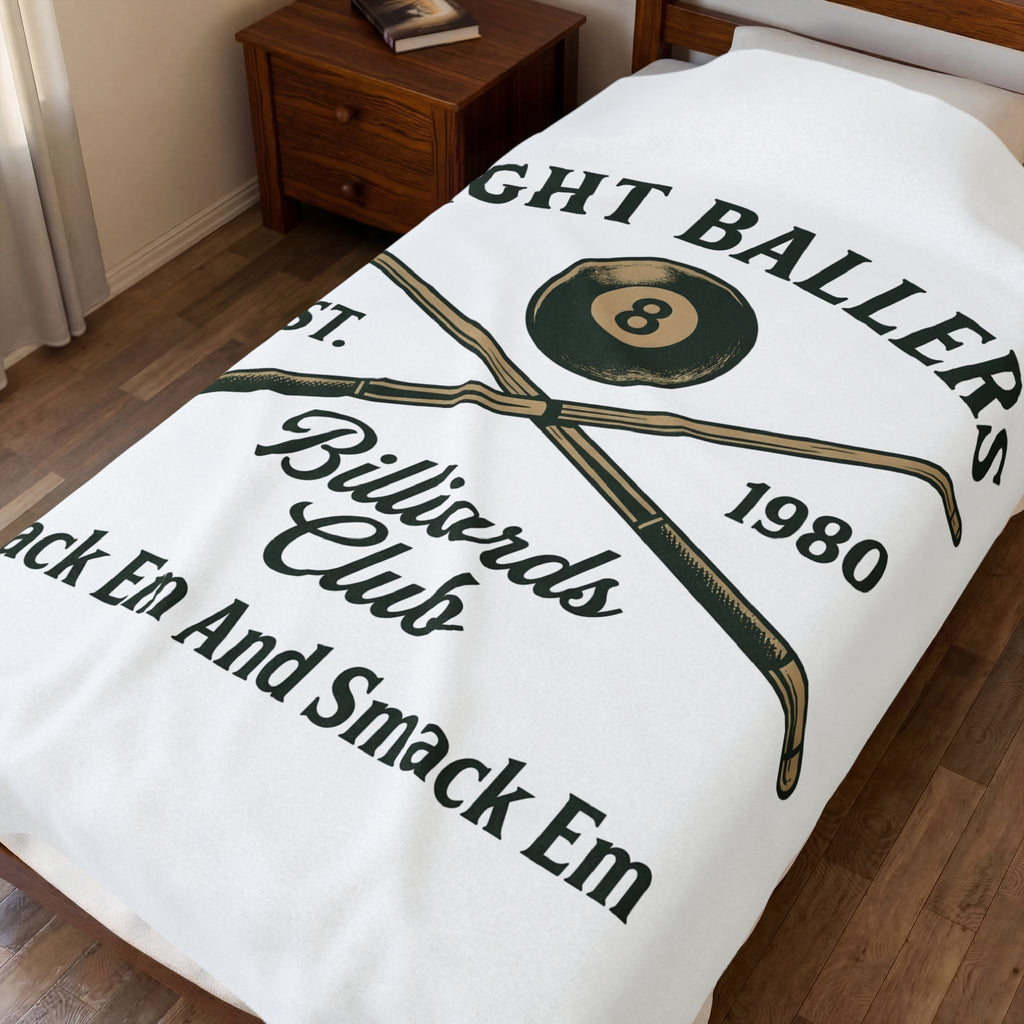 Eight Ball Blanket Billiards Bar Gift Women Vintage Blanket Magic Ball Blanket Pool Fan Distressed Blanket Pub Graphic Retro Pool Cues Blanket