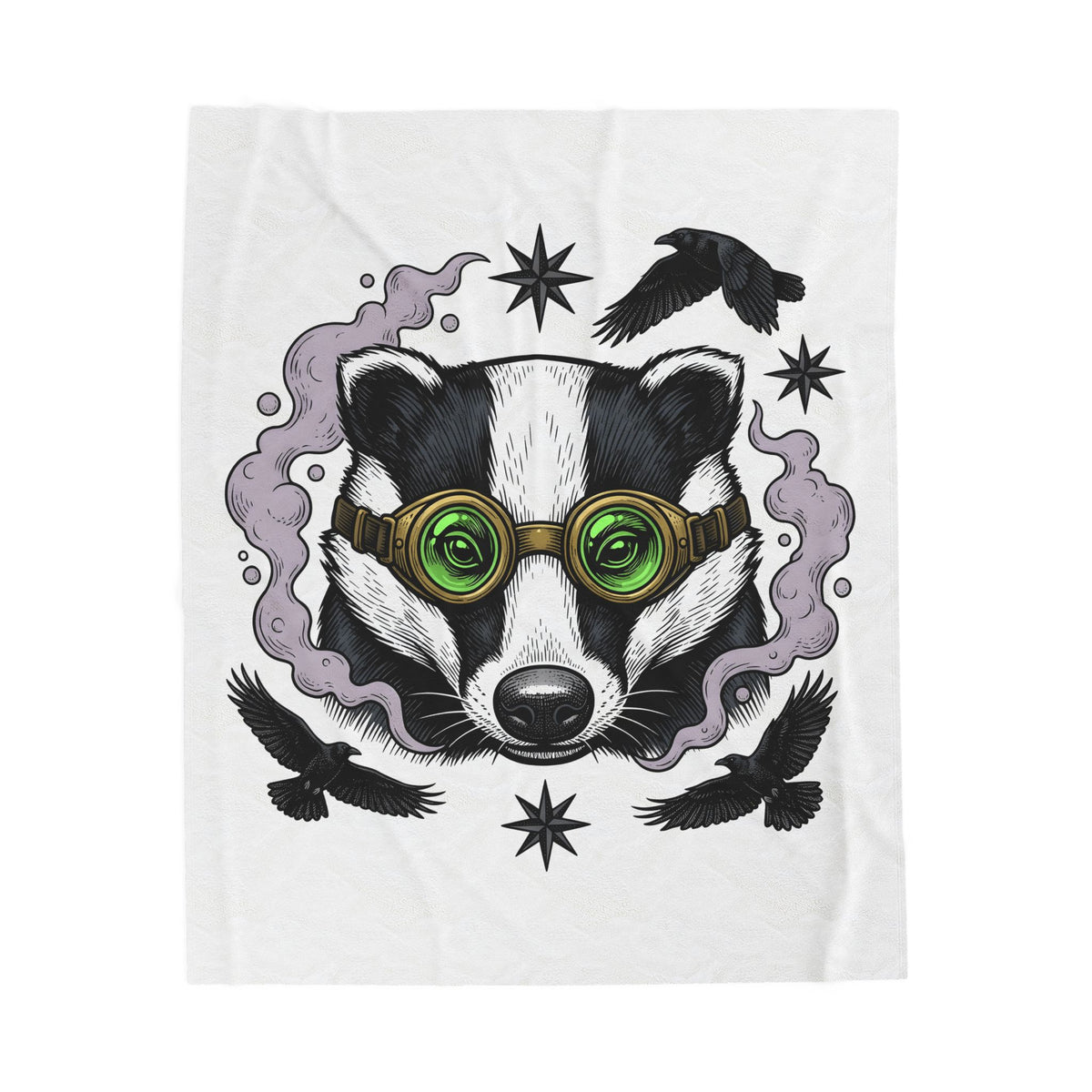 Badger Eyewear Halloween Creatures Gift Mysterious Glasses Horror Fan Spectacles Creature Classic Blanket