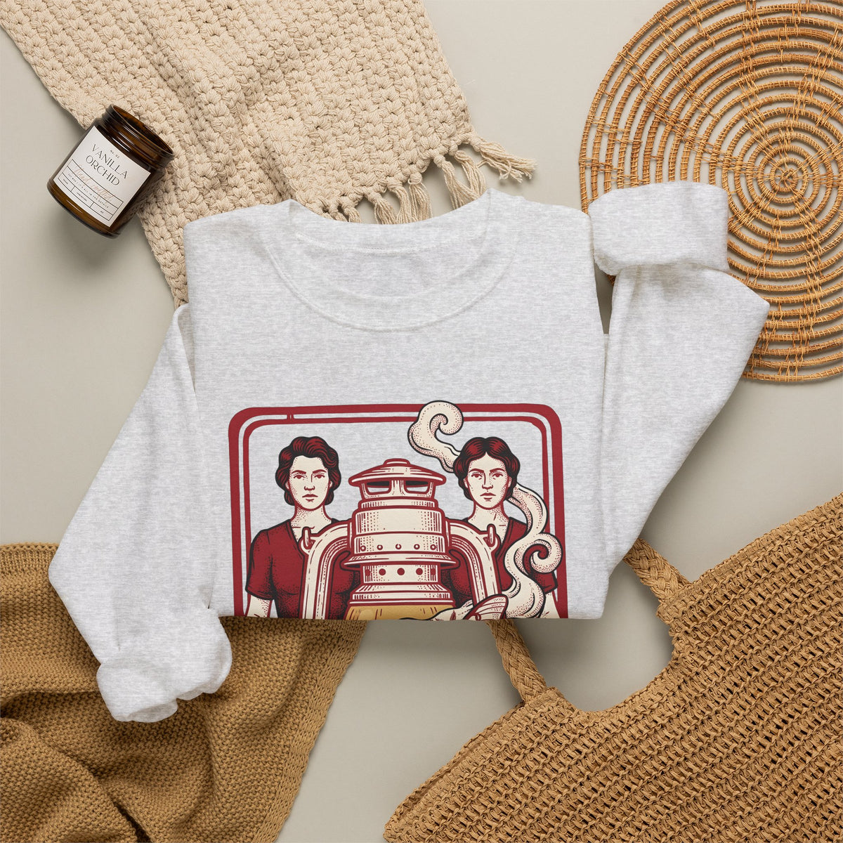 Vintage Lantern Sweatshirt Boho Chic Mystical Gift Women Gothic Sweatshirt Lamp Sweatshirt Bohemian Enthusiast Dark Sweatshirt Occult Graphic Hand Drawn Moth