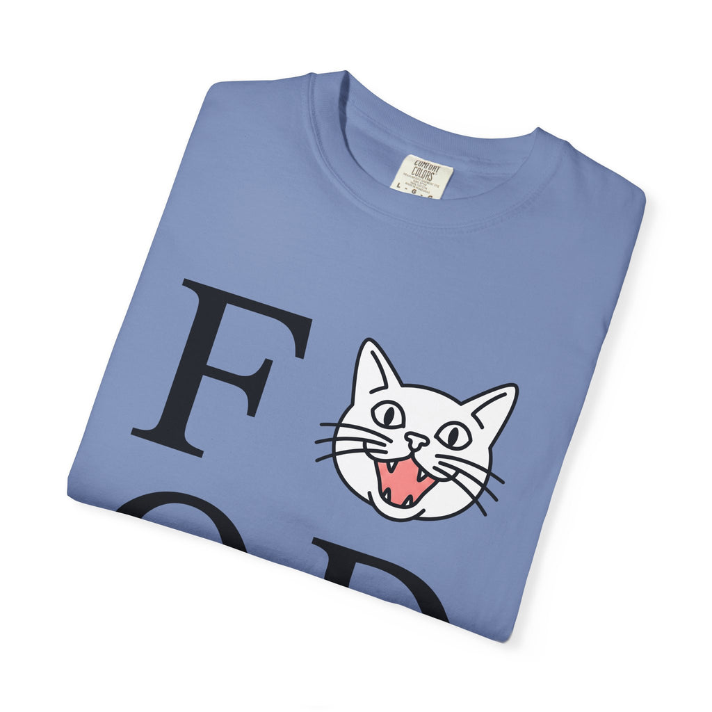 Cat Face Graphic T-Shirt Cat Humor Gift Women Minimalist T-Shirt Kitty T-Shirt Feline Fan Simple T-Shirt Funny Graphic Modern Bold Letters T-Shirt