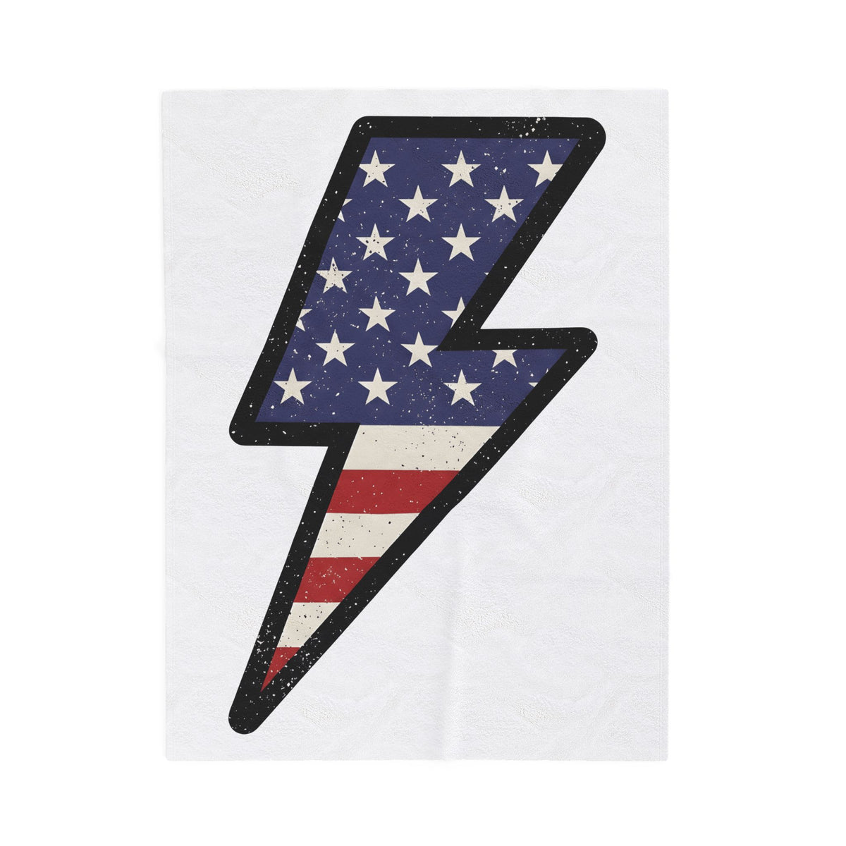 Electric Bolt Blanket 4th Of July Freedom Gift Women Rustic Blanket Lightning Blanket Independence Fan Vintage Blanket Liberty Graphic Nostalgic