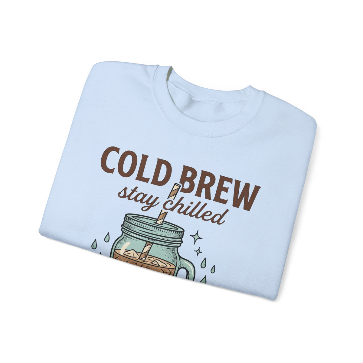 Iced Coffee Cookie Sweatshirt Coffee Foodie Gift Women Hand Drawn Sweatshirt Coffee Cookie Sweatshirt Coffee Fan Illustrated Sweatshirt Food Graphic Vintage
