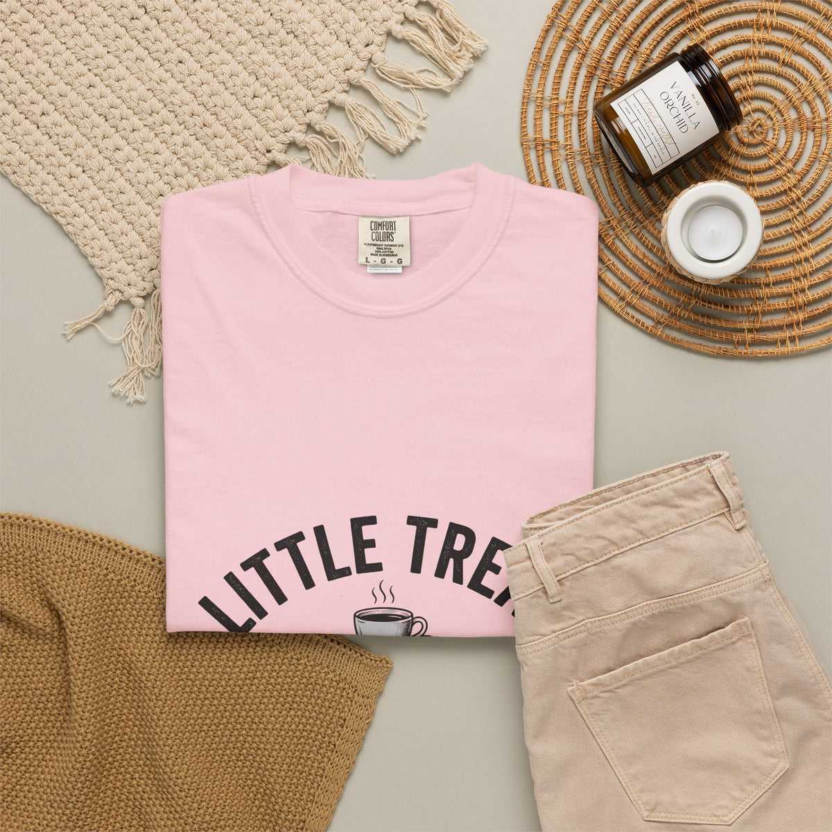 Coffee Cup Dessert T-Shirt Coffee Food Gift Women Vintage T-Shirt Dessert T-Shirt Coffee Fan Retro T-Shirt Bakery Graphic Hand Drawn Coins T-Shirt