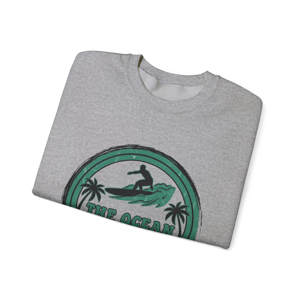 Surfing Surfing Seaside Gift Hand Drawn Surf Surfer Fan Surfing Coastal Sweatshirt