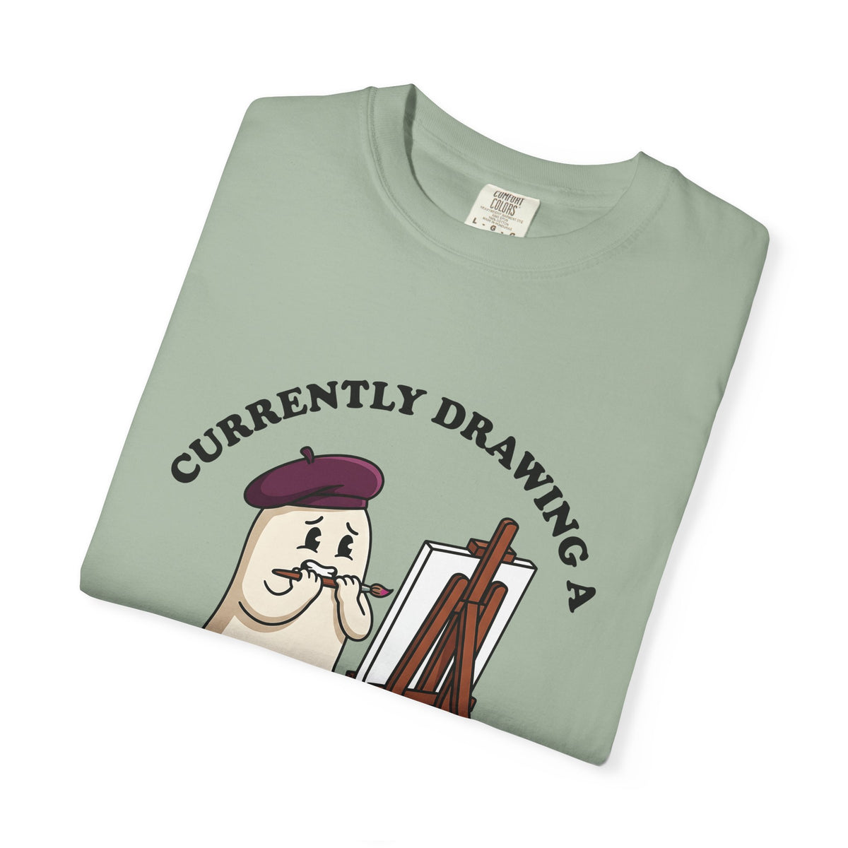 Apparition Illustrator Funny Gift Cartoon Ghost Artist Humor Fan Comic Visual T-Shirt