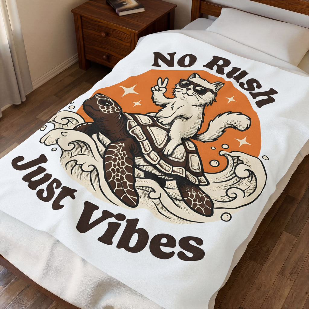 Cat Turtle Blanket Cat Beach Gift Women Retro Blanket Kitten Blanket Cat Fan Vintage Blanket Coastal Graphic Hand Drawn Sunglasses Blanket