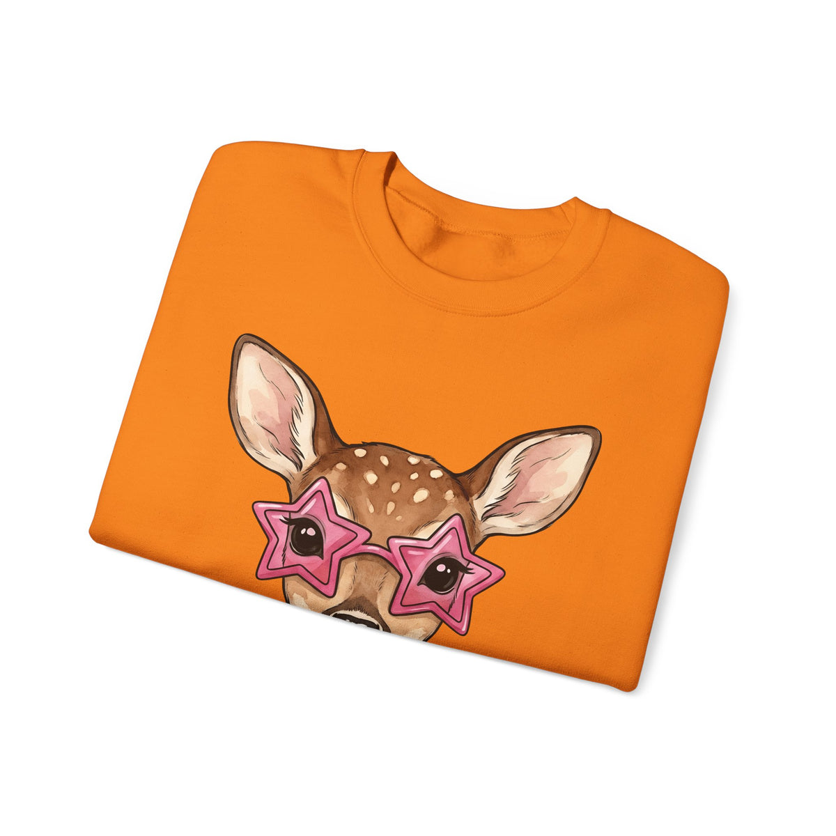 Buck Sweatshirt Moms Creature Gift Women Ink Sweatshirt Deer Sweatshirt Mother Fan Tattoo Sweatshirt Beast Graphic Fantasy Petals Sweatshirt