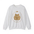 Soft Cat Cat Pet Gift Simple Kitten Cat Fan Minimalist Animal Contemporary Sparkles Sweatshirt