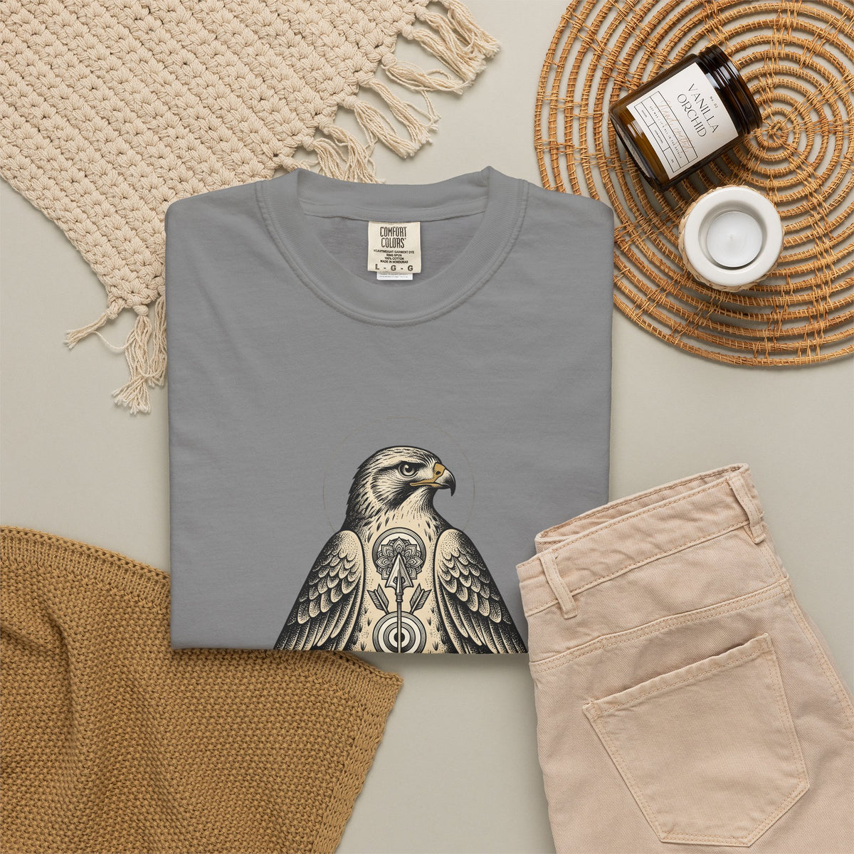 Eagle Design T-Shirt Sports Wildlife Gift Women Tribal T-Shirt Bald Eagle T-Shirt Athlete Fan Native T-Shirt Wildlife Graphic Classic Spear T-Shirt