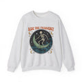 Skeleton Wave Riding Surfing Universe Gift Nostalgic Surfing Surfer Surf Enthusiast Retro Galaxy Classic Sweatshirt