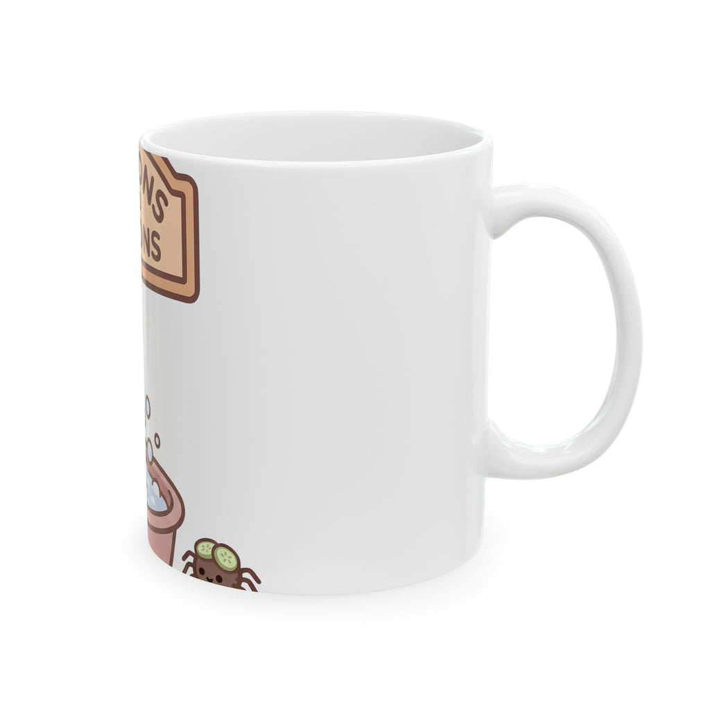 Spirit Spa Halloween Wellness Gift Cute Spiritual Center Horror Fan Spirituality Simple Bug Mug