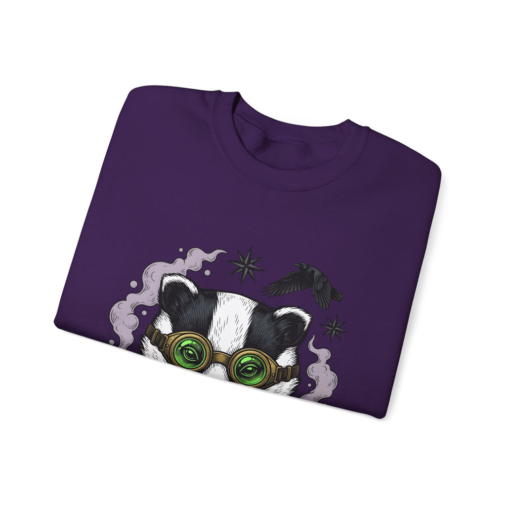 Badger Eyewear Halloween Creatures Gift Mysterious Glasses Horror Fan Spectacles Creature Classic Sweatshirt
