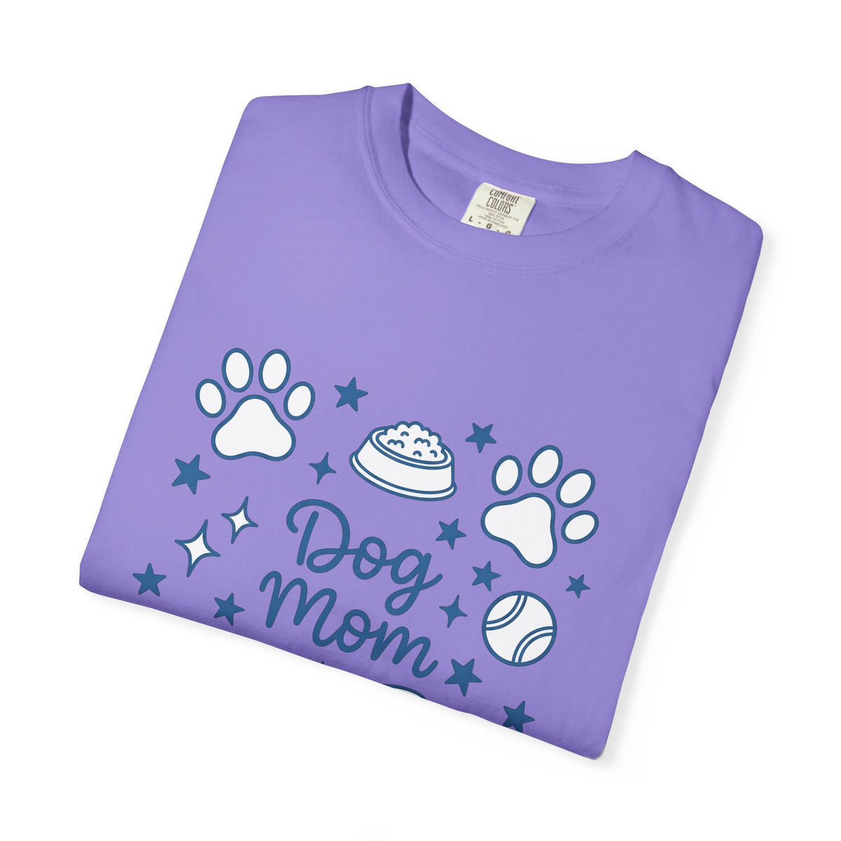 Dog Paws T-Shirt Dog Mom Dog Mom Pet Gift Women Doodle T-Shirt Paw T-Shirt Dog Parent Fan Hand Drawn T-Shirt Animal Graphic Minimalist Stars T-Shirt