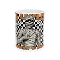 Wrapped Mummy Mug Halloween Fright Gift Women Old School Mug Mummy Mug Horror Fan Scary Mug Scare Graphic