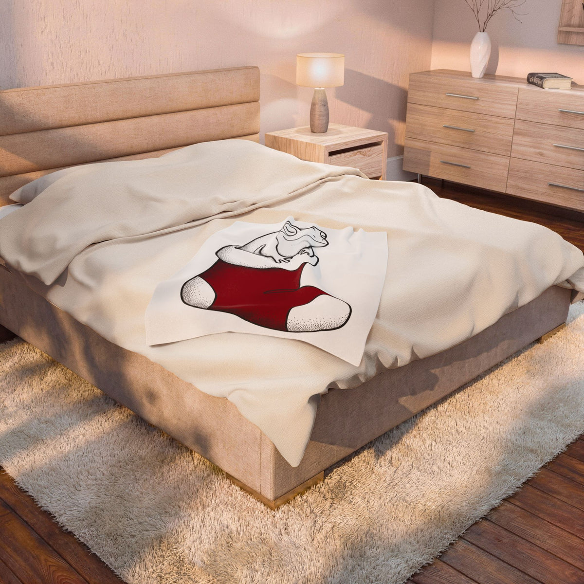 Frog Holiday Sock Blanket Christmas Pet Gift Women Modern Blanket Toad Blanket Xmas Fan Holiday Blanket Animal Graphic Doodle Xmas Stocking Blanket