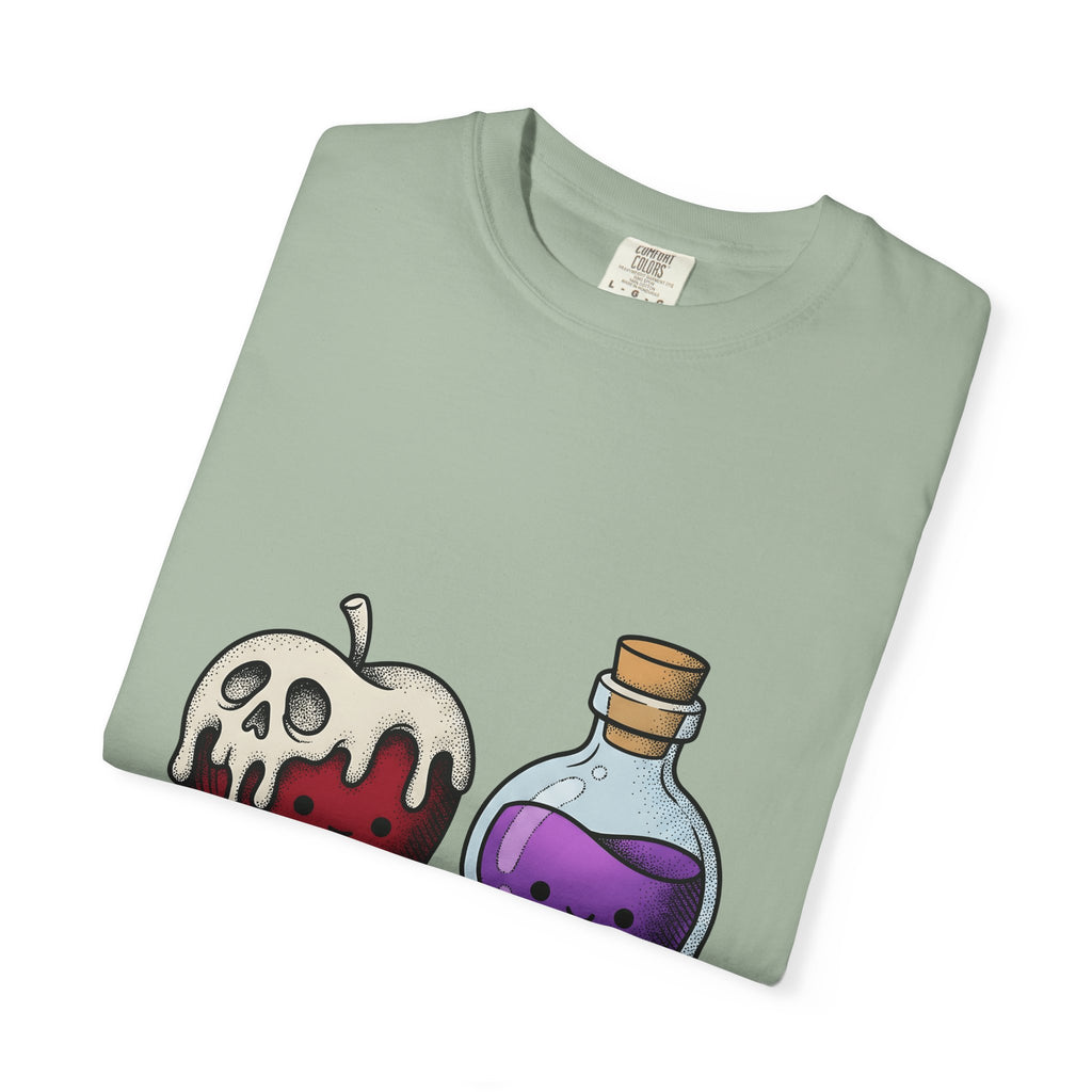 Deadly Fruit Elixir T-Shirt Halloween Halloween Gift Women Cartoon T-Shirt Poison Drink T-Shirt Halloween Fan Comic T-Shirt Spooky Graphic Hand