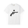 Revolver Graphic T-Shirt Cowgirl Country Gift Women Western T-Shirt Gun T-Shirt Cowboy Fan Rustic Design Country Illustration Graphic Vintage