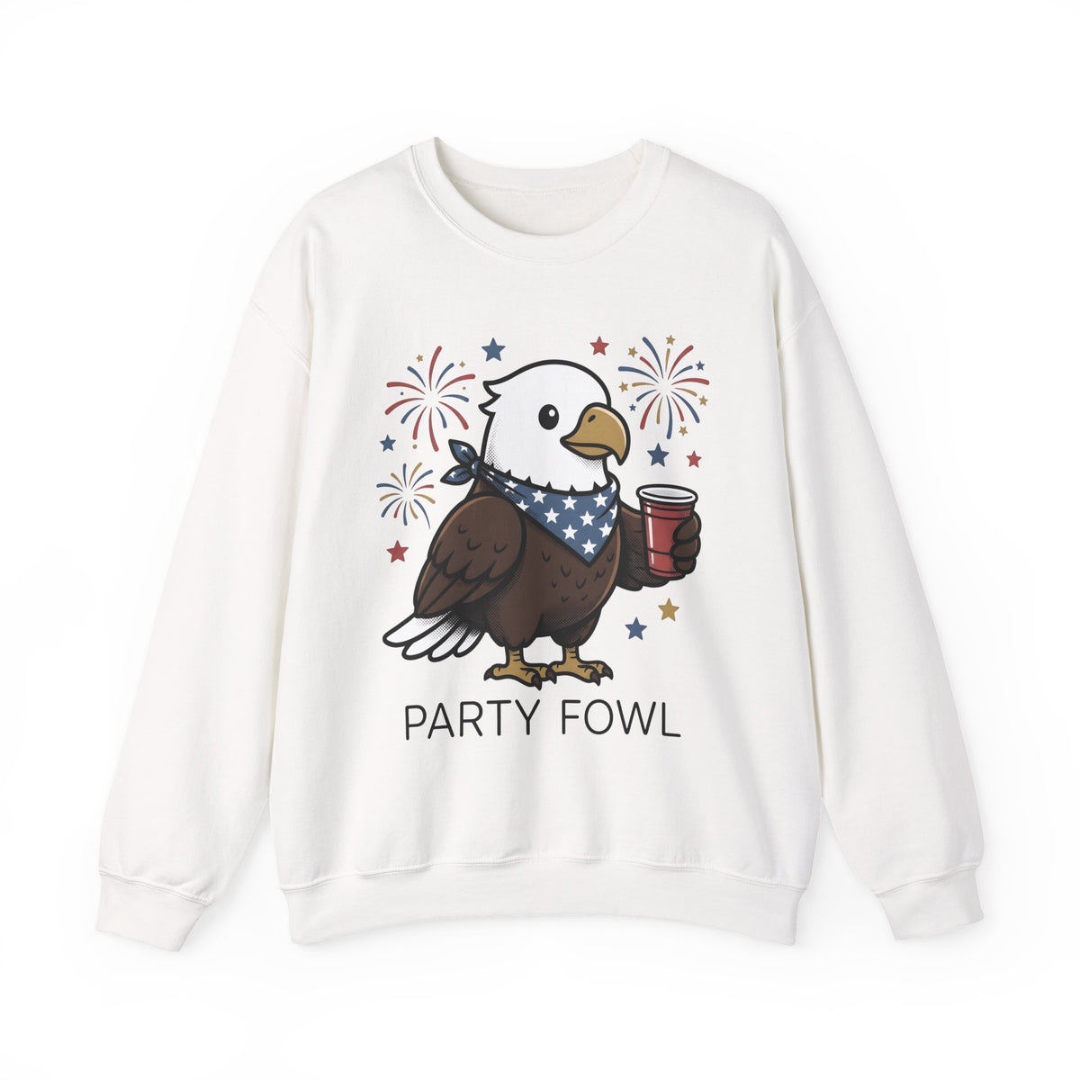 Bald Eagle Sweatshirt 4th Of July Usa Gift Women Comic Sweatshirt Eagle Sweatshirt Independence Day Fan Cartoon Sweatshirt American Graphic Vintage Fireworks