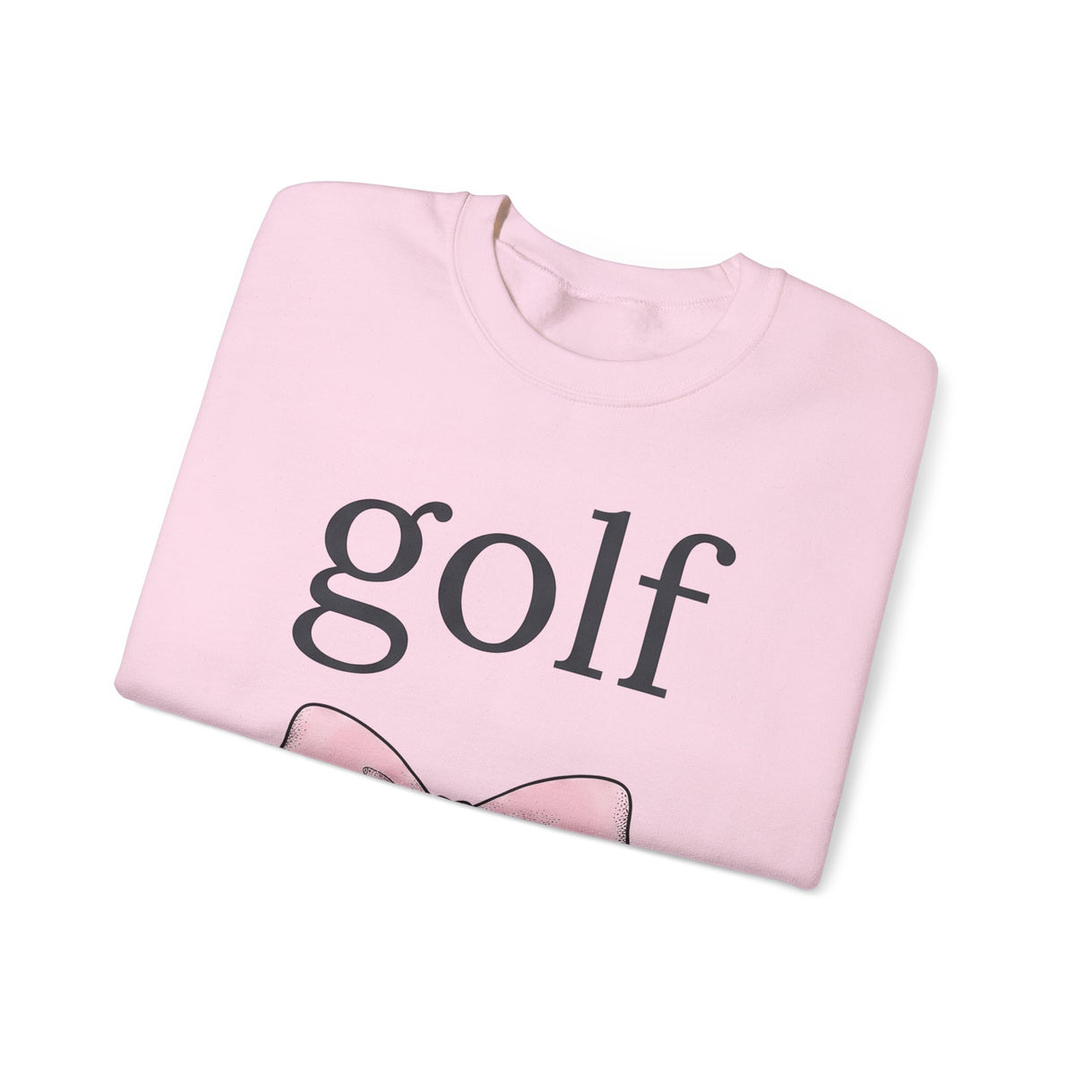 Magenta Bow Sweatshirt Golf Vibe Gift Women Contemporary Sweatshirt Bow Tie Sweatshirt Golfer Fan Modern Sweatshirt Atmosphere Graphic Doodle Strip Sweatshirt