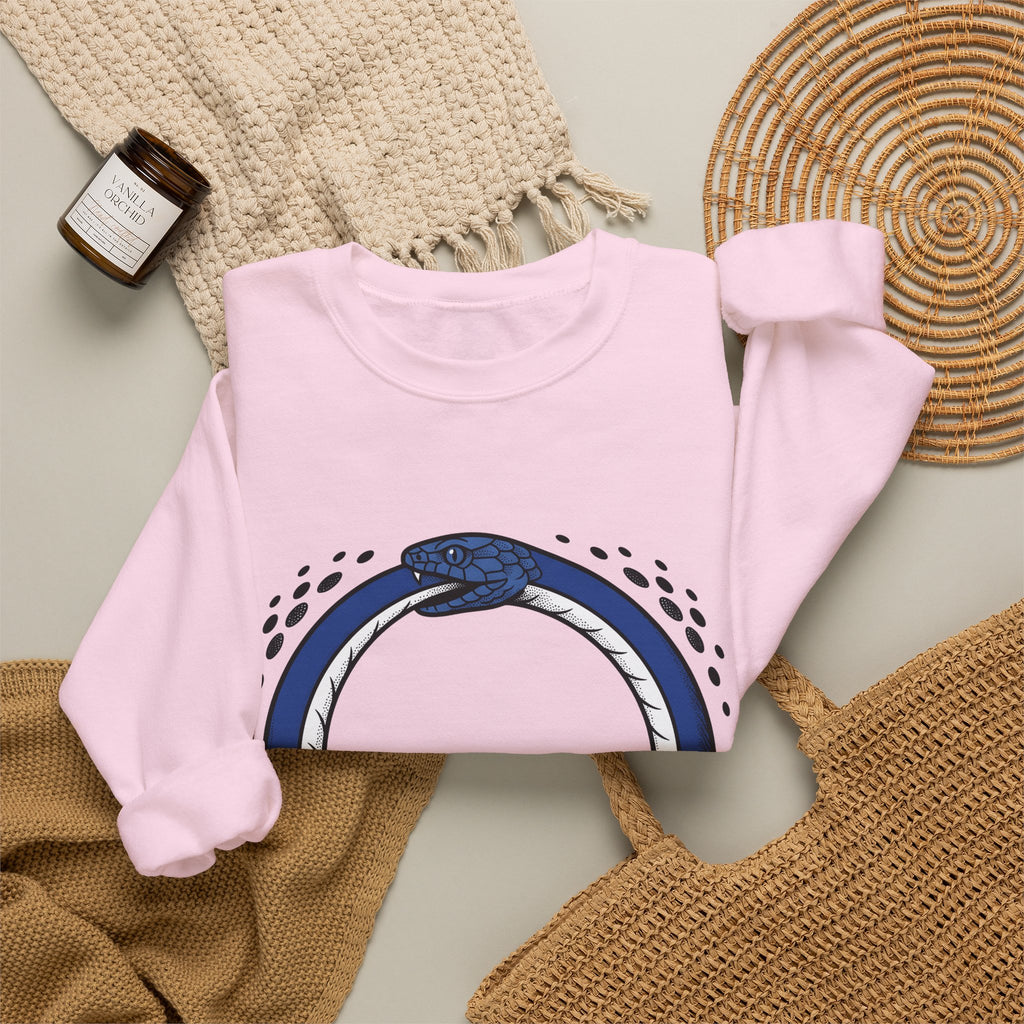 Ouroboros Snake Boho Chic Mystical Gift Bold Snake Bohemian Fan Occult Vintage Sweatshirt