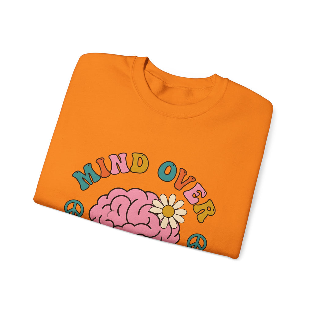 Brain Flower Sweatshirt Teacher Mental Health Gift Women Groovy Sweatshirt Mind Bloom Sweatshirt Educator Enthusiast Psychedelic Sweatshirt Wellness Graphic