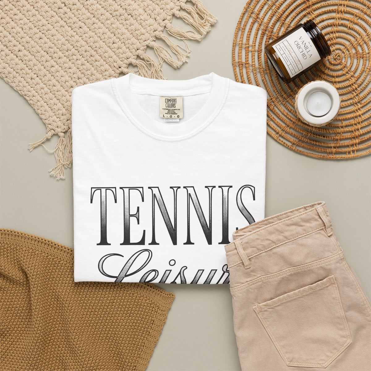 Tennis Club Tennis Fitness Gift Vintage Tennis Team Tennis Fan Athletic Workout Classic Script T-Shirt