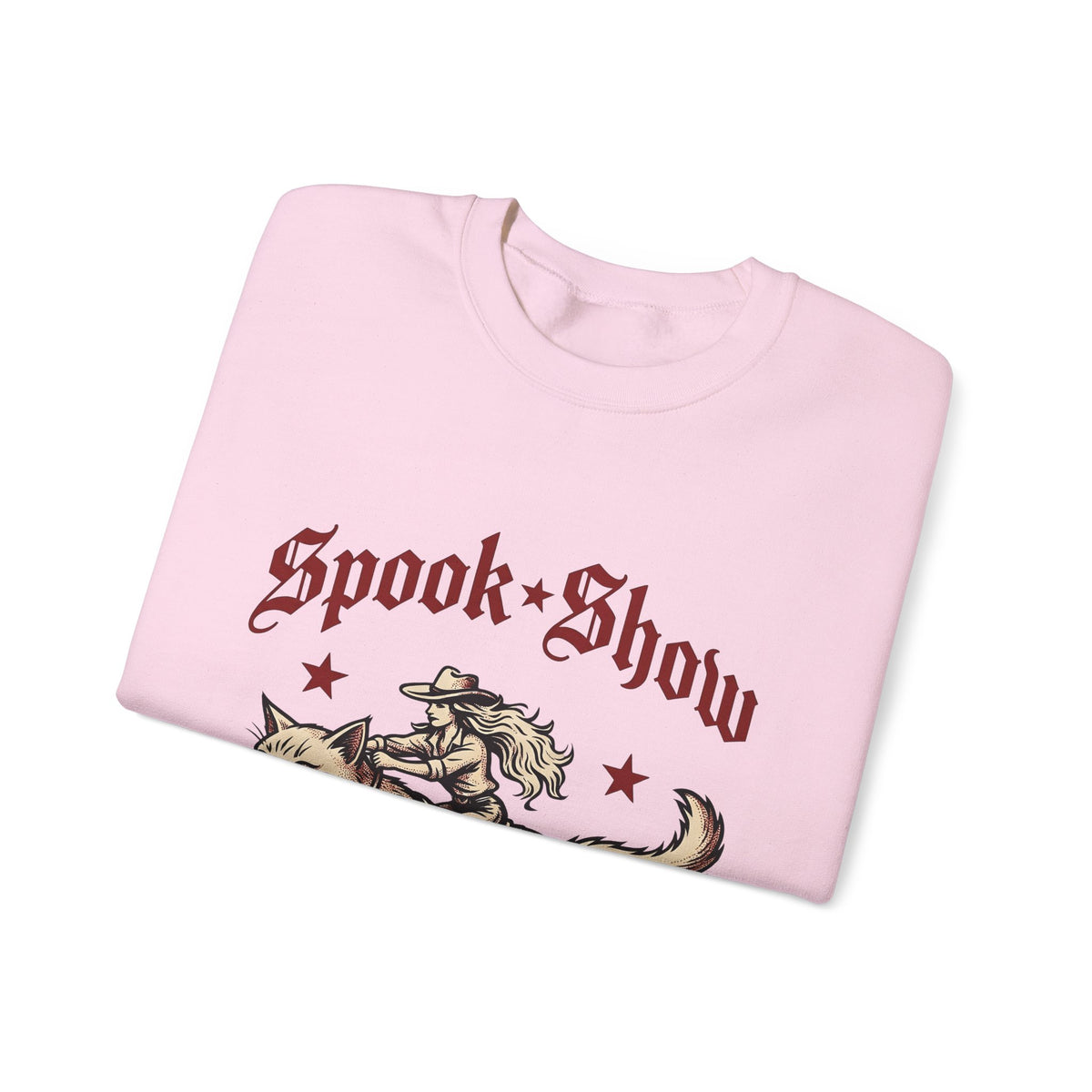 Cowgirl Kitten Halloween Rodeo Gift Farmhouse Kitten Horror Fan Rustic Rodeo Nostalgic Twinkles Sweatshirt