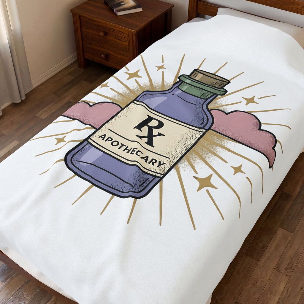 Pill Bottle Blanket Nurses Healthcare Gift Women Classic Blanket Medicine Bottle Blanket Nurse Practitioner Enthusiast Vintage Blanket Medical