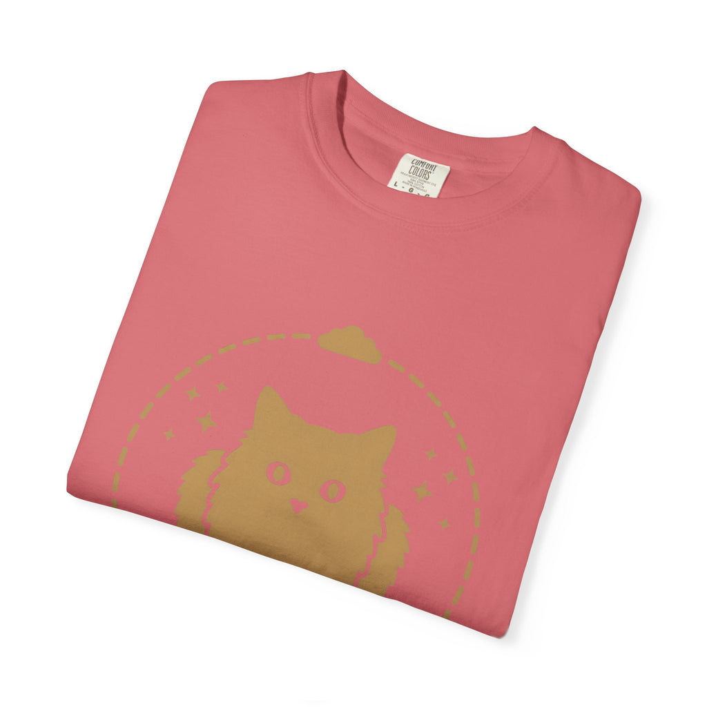 Soft Cat Cat Pet Gift Simple Kitten Cat Fan Minimalist Animal Contemporary Sparkles T-Shirt