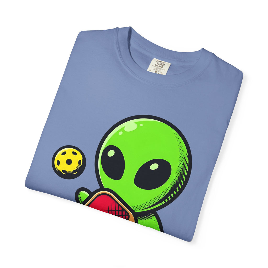 Alien Pickleball T-Shirt Pickleball Humor Gift Women Cute T-Shirt Alien Pickleball T-Shirt Pickleball Fan Kawaii T-Shirt Comedy Graphic Cartoon